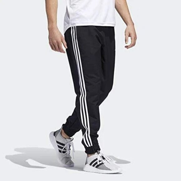 Activewear Track Pants Joggers Training Sweatpants 3-Stripes Stretch Trousers US - Picture 5 of 6